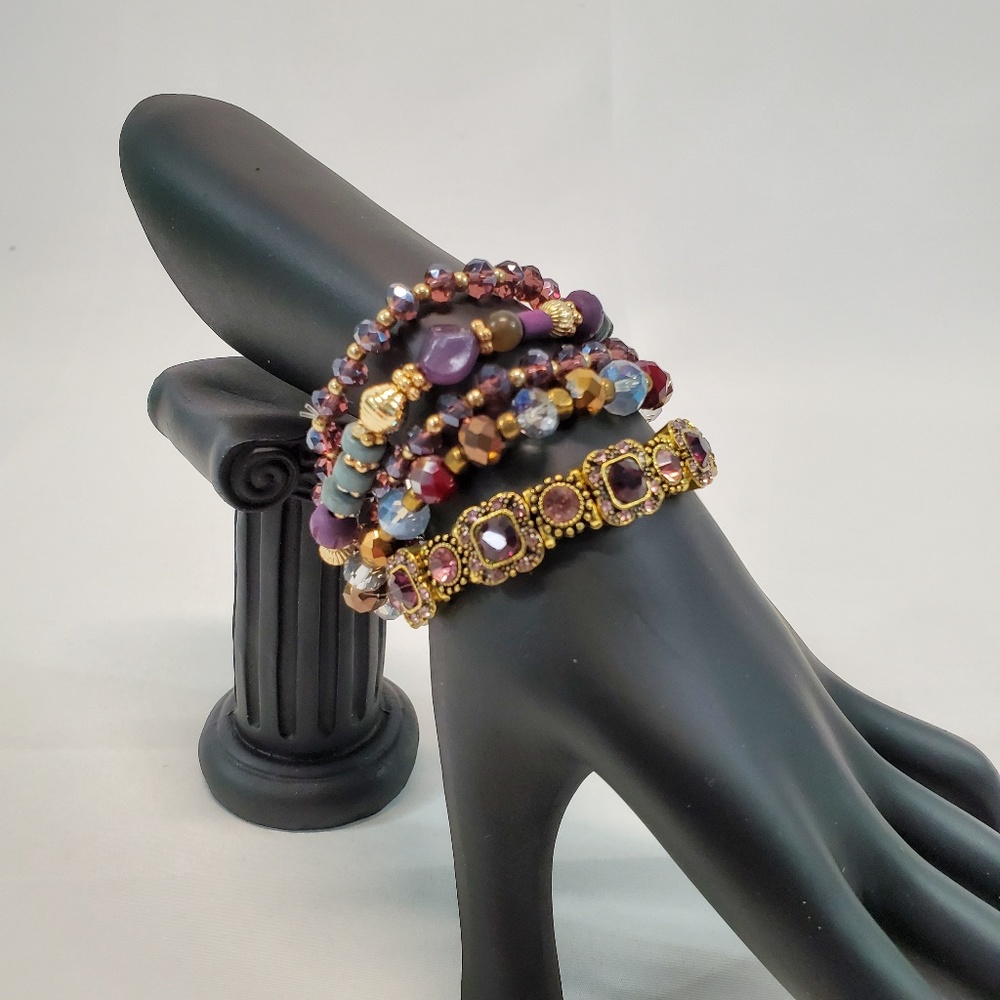 Costume Jewelry Bracelet set of 5